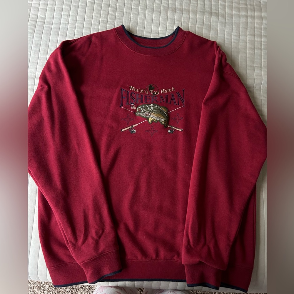 XL Men’s fishing sweatshirt